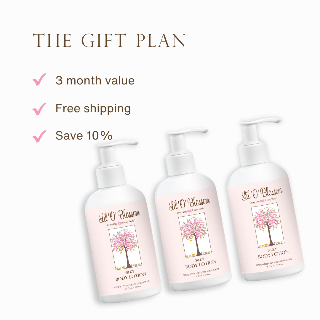SILKY BODY LOTION- "3-6-9 Month Gift Plan"
