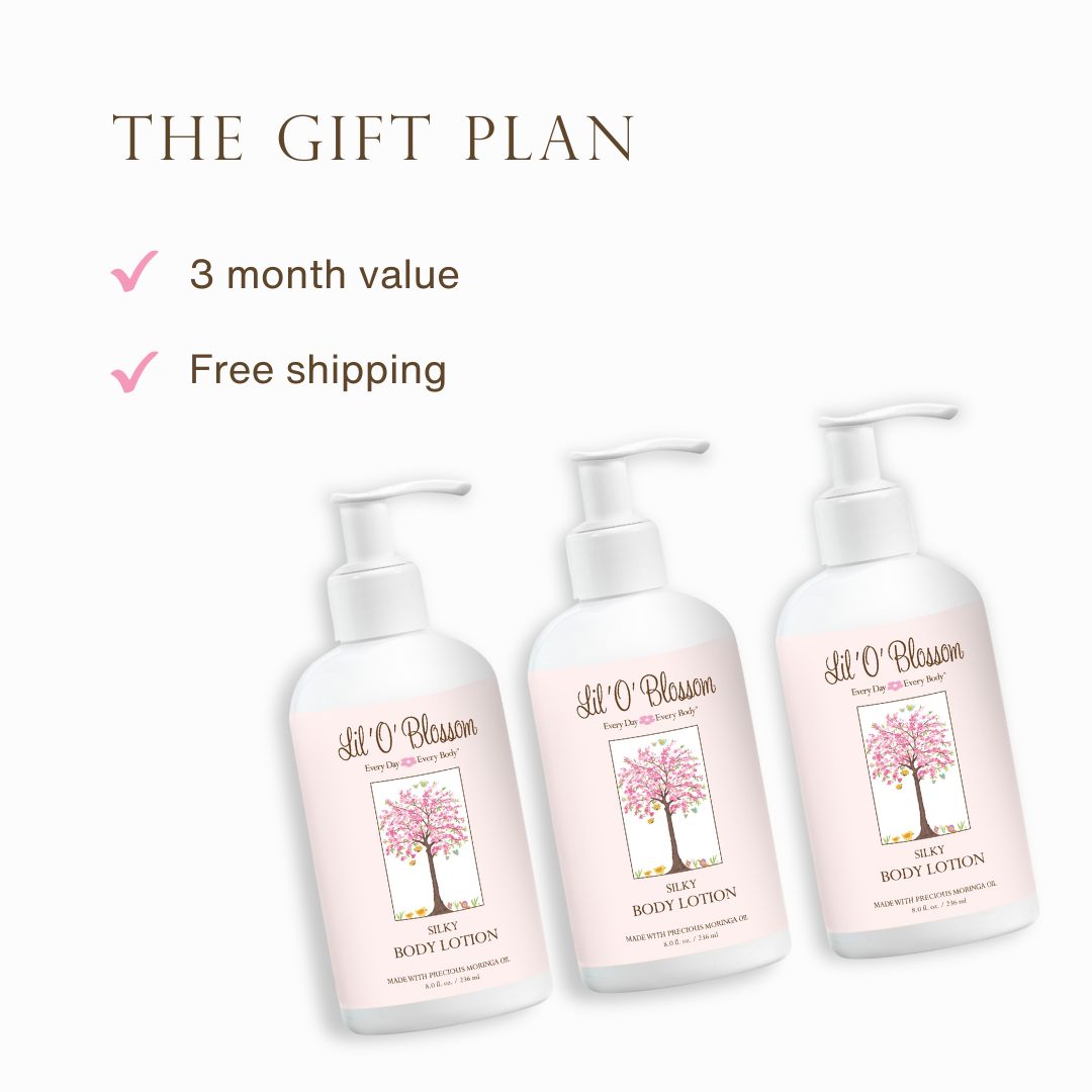 SILKY BODY LOTION- "3-6-9 Month Gift Plan"