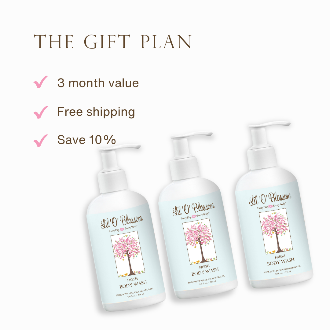 FRESH BODY WASH- "3-6-9 Month Gift Plan"