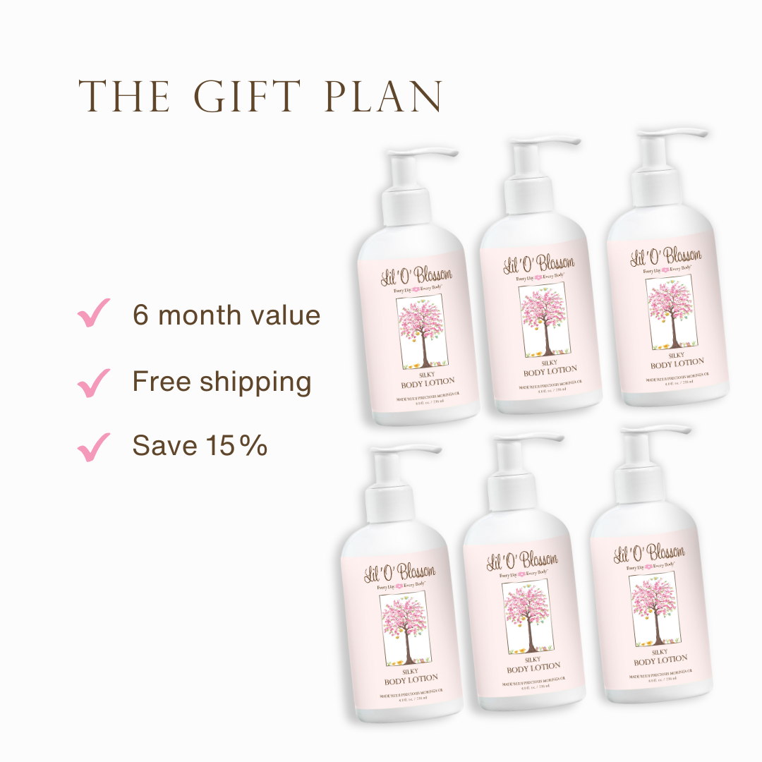 SILKY BODY LOTION- "3-6-9 Month Gift Plan"