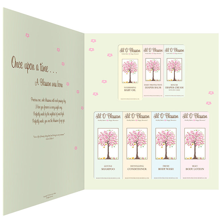 SHOWER ME BLOSSOM- 7 Piece Gift Set