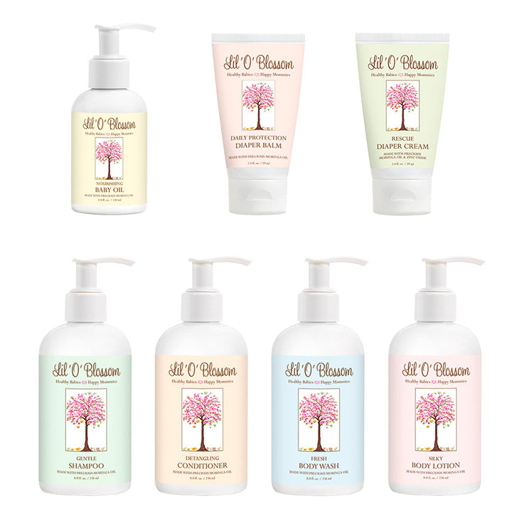 SHOWER ME BLOSSOM- 7 Piece Gift Set