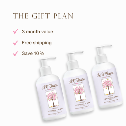 TENDER NEWBORN WASH- &quot;3-6-9 Month Gift Plan&quot;
