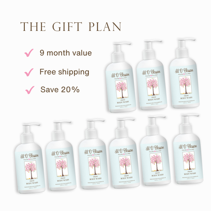 FRESH BODY WASH- &quot;3-6-9 Month Gift Plan&quot;