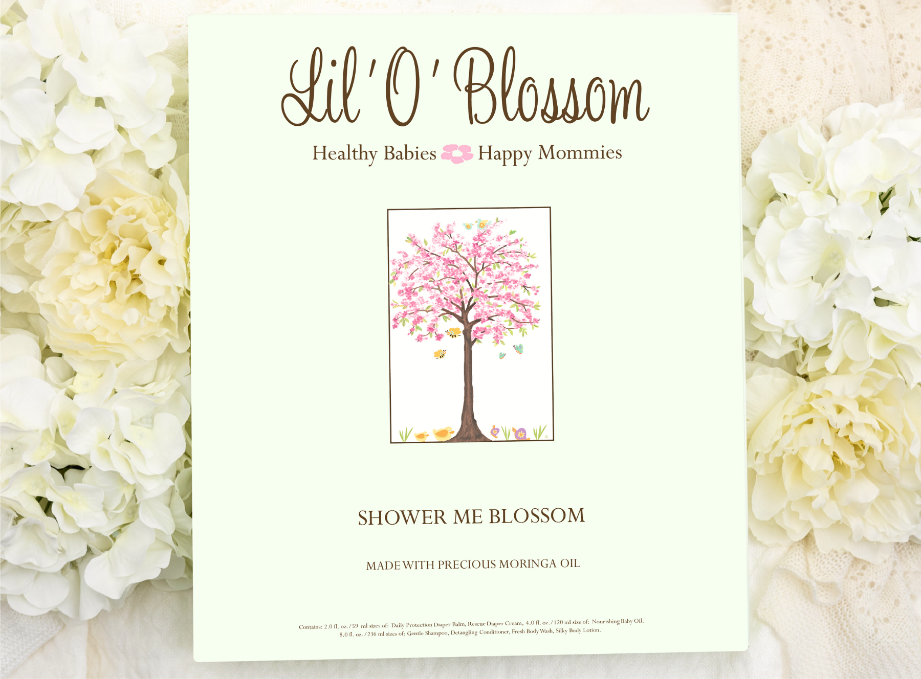 SHOWER ME BLOSSOM- 7 Piece Gift Set