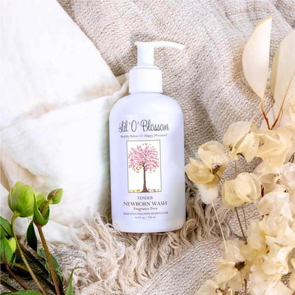 TENDER NEWBORN WASH FRAGRANCE FREE – Lil O Blossom